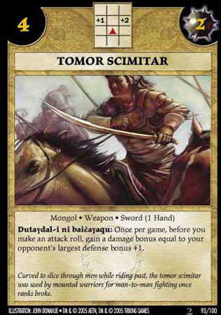 Tomor Scimitar